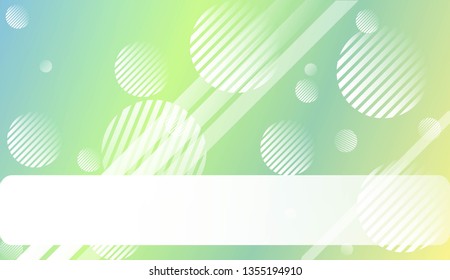 Blurred Background, Smooth Gradient Texture Color with Line, Circle. For Bright Website Banner, Invitation Card, Scree Wallpaper. Vector Illustration