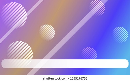 Blurred Background, Smooth Gradient Texture Color with Line, Circle. For Your Graphic Wallpaper, Cover Book, Banner. Vector Illustration