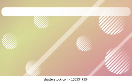 Blurred Background, Smooth Gradient Texture Color with Line, Circle. For Greeting Card, Brochure, Banner Calendar. Vector Illustration
