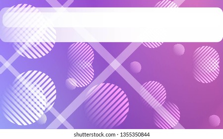 Blurred Background, Smooth Gradient Texture Color with Line, Circle. For Greeting Card, Brochure, Banner Calendar. Vector Illustration