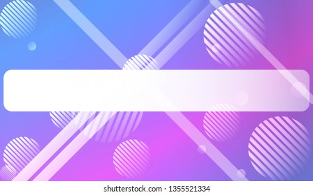 Blurred Background, Smooth Gradient Texture Color with Line, Circle. For Bright Website Banner, Invitation Card, Scree Wallpaper. Vector Illustration