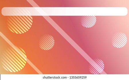 Blurred Background, Smooth Gradient Texture Color with Line, Circle. For Your Graphic Wallpaper, Cover Book, Banner. Vector Illustration