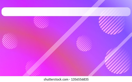 Blurred Background, Smooth Gradient Texture Color with Line, Circle. For Abstract Modern Screen Design For Mobile App. Vector Illustration
