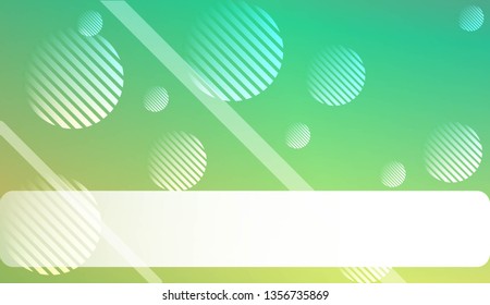Blurred Background, Smooth Gradient Texture Color with Line, Circle. For Greeting Card, Brochure, Banner Calendar. Vector Illustration