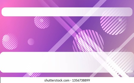 Blurred Background, Smooth Gradient Texture Color with Line, Circle. For Greeting Card, Brochure, Banner Calendar. Vector Illustration