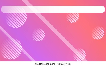 Blurred Background, Smooth Gradient Texture Color with Line, Circle. For Greeting Card, Brochure, Banner Calendar. Vector Illustration