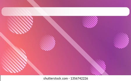 Blurred Background, Smooth Gradient Texture Color with Line, Circle. For Greeting Card, Brochure, Banner Calendar. Vector Illustration