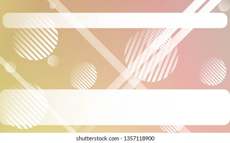 Blurred Background, Smooth Gradient Texture Color with Line, Circle. For Bright Website Banner, Invitation Card, Scree Wallpaper. Vector Illustration