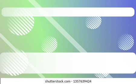 Blurred Background, Smooth Gradient Texture Color with Line, Circle. For Bright Website Banner, Invitation Card, Scree Wallpaper. Vector Illustration