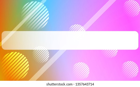 Blurred Background, Smooth Gradient Texture Color with Line, Circle. For Abstract Modern Screen Design For Mobile App. Vector Illustration