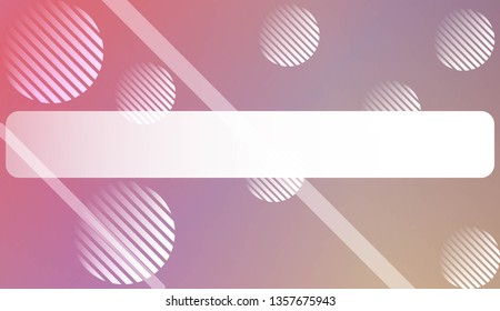 Blurred Background, Smooth Gradient Texture Color with Line, Circle. For Greeting Card, Brochure, Banner Calendar. Vector Illustration