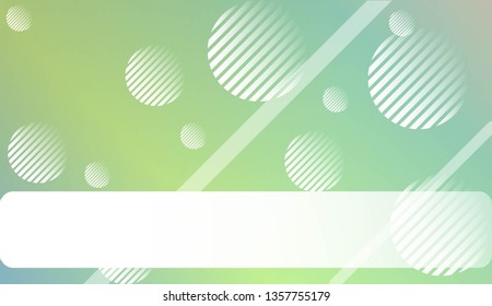 Blurred Background, Smooth Gradient Texture Color with Line, Circle. For Bright Website Banner, Invitation Card, Scree Wallpaper. Vector Illustration