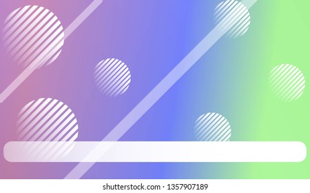 Blurred Background, Smooth Gradient Texture Color with Line, Circle. For Bright Website Banner, Invitation Card, Scree Wallpaper. Vector Illustration