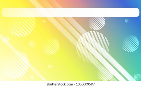 Blurred Background, Smooth Gradient Texture Color with Line, Circle. For Abstract Modern Screen Design For Mobile App. Vector Illustration