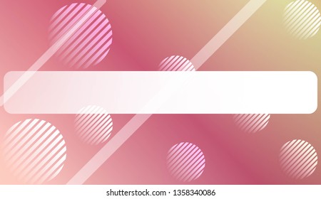 Blurred Background, Smooth Gradient Texture Color with Line, Circle. For Your Graphic Wallpaper, Cover Book, Banner. Vector Illustration