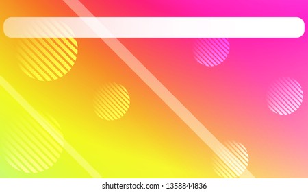 Blurred Background, Smooth Gradient Texture Color with Line, Circle. For Abstract Modern Screen Design For Mobile App. Vector Illustration