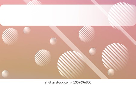 Blurred Background, Smooth Gradient Texture Color with Line, Circle. For Bright Website Banner, Invitation Card, Scree Wallpaper. Vector Illustration