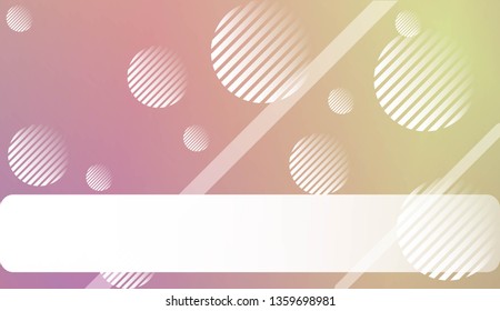 Blurred Background, Smooth Gradient Texture Color with Line, Circle. For Your Design Wallpaper, Presentation, Banner, Flyer, Cover Page, Landing Page. Vector Illustration