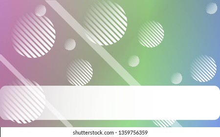 Blurred Background, Smooth Gradient Texture Color with Line, Circle. For Bright Website Banner, Invitation Card, Scree Wallpaper. Vector Illustration