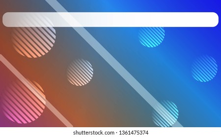 Blurred Background, Smooth Gradient Texture Color with Line, Circle. For Your Graphic Wallpaper, Cover Book, Banner. Vector Illustration