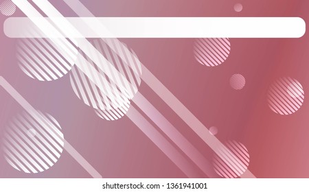Blurred Background, Smooth Gradient Texture Color with Line, Circle. For Greeting Card, Brochure, Banner Calendar. Vector Illustration