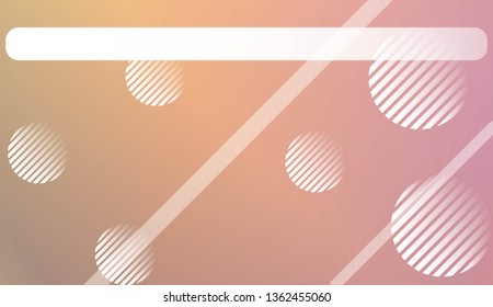 Blurred Background, Smooth Gradient Texture Color with Line, Circle. For Greeting Card, Brochure, Banner Calendar. Vector Illustration