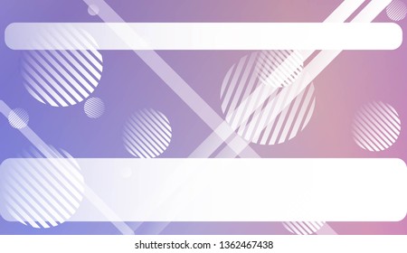 Blurred Background, Smooth Gradient Texture Color with Line, Circle. For Greeting Card, Brochure, Banner Calendar. Vector Illustration