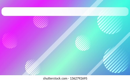 Blurred Background, Smooth Gradient Texture Color with Line, Circle. For Abstract Modern Screen Design For Mobile App. Vector Illustration