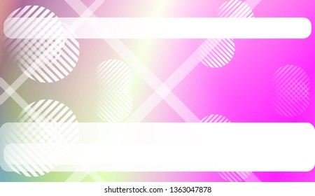 Blurred Background, Smooth Gradient Texture Color with Line, Circle. For Abstract Modern Screen Design For Mobile App. Vector Illustration
