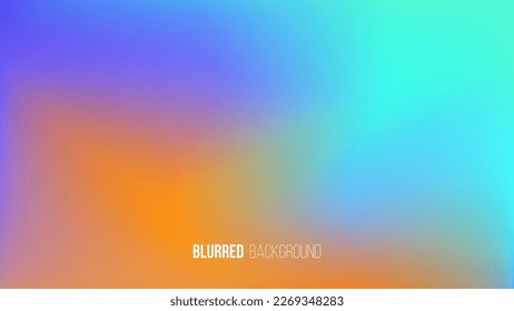 Fondo borroso con gradiente de color suave para su diseño gráfico creativo. Ilustración vectorial.