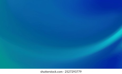 Um plano de fundo borrado com um gradiente curvo suave de azul escuro a azul profundo, criando um visual suave e tranquilo.