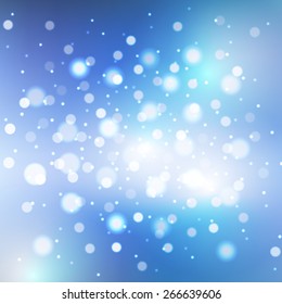 Blurred background with sparkles. Vector illustration
