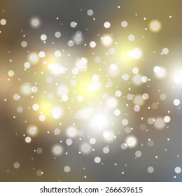 Blurred background with sparkles. Vector illustration