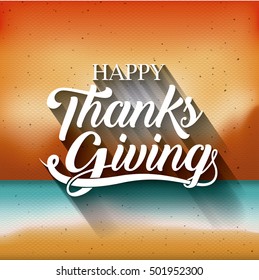 Blurred background of Thanks given design