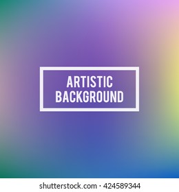 Blurred background vector illustration abstract. Evening blue night mist
