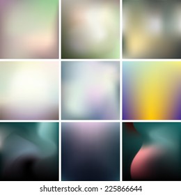 Blurred backgrounds