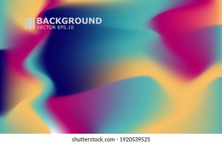 Blurred backgrounds set with modern abstract blurred color gradient patterns. Templates collection for brochures, posters, banners, flyers and cards. Vector