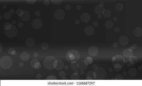 Blurred black, white, gray bokeh background. Chrome dark texture. Silver grey blurry template, Gradient holography metallic foil. Dark blur gradient chrome pattern. Aluminum silver colors. Grey color