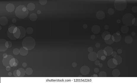 Blurred black, white, gray bokeh background. Chrome dark texture. Silver grey blurry template, Gradient holography metallic foil. Dark blur gradient chrome pattern. Aluminum silver colors. Grey color