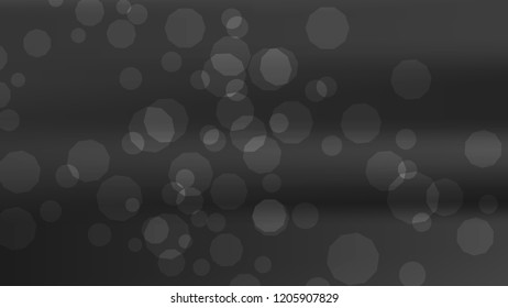 Blurred black, white, gray bokeh background. Chrome dark texture. Silver grey blurry template, Gradient holography metallic foil. Dark blur gradient chrome pattern. Aluminum silver colors. Grey color