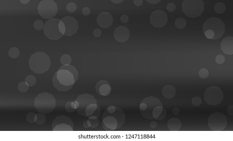 Blurred black, white, gray bokeh background. Chrome dark texture. Silver grey blurry template, Gradient holography metallic foil. Dark blur gradient chrome pattern. Aluminum silver colors. Grey color