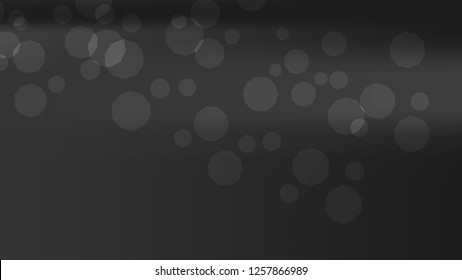 Blurred black, white, gray bokeh background. Chrome dark texture. Silver grey blurry template, Gradient holography metallic foil. Dark blur gradient chrome pattern. Aluminum silver colors. Grey color