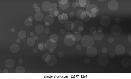Blurred black, white, gray bokeh background. Chrome dark texture. Silver grey blurry template, Gradient holography metallic foil. Dark blur gradient chrome pattern. Aluminum silver colors. Grey color