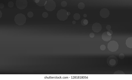 Blurred black, white, gray bokeh background. Chrome dark texture. Silver grey blurry template, Gradient holography metallic foil. Dark blur gradient chrome pattern. Aluminum silver colors. Grey color