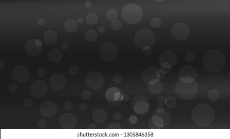 Blurred black, white, gray bokeh background. Chrome dark texture. Silver grey blurry template, Gradient holography metallic foil. Dark blur gradient chrome pattern. Aluminum silver colors. Grey color