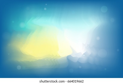 Blurred Blue Abstract Background 
