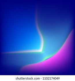 Blurred blue backdrop. Idea for banners, posters, flyers. Cosmos. Universal template. Vector illustration
