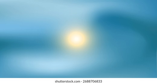 Fondo azul borroso, gradiente de fondo de diseño fresco, fondo de pantalla abstracto azul gradiente de arte moderno azul