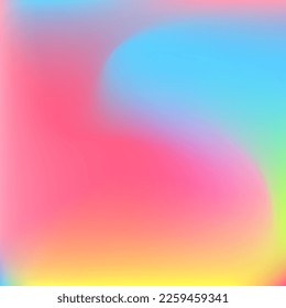 Malla de gradiente giratorio amarillo feliz Dinámica azul borrosa. Papel de fondo liviano de color multicolor claro. Fondo de degradado de curva púrpura del pastoreo del agua de neón. Superficie suave del arcoiris rosado verde fluido.