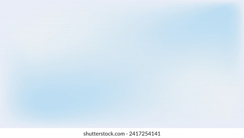 Blurred blue elegant striped background with horizontal lines texture, soft diagonal stripes. Can be used for presentations, brochures and covers. Stock Vector illustration